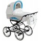 Wózek 2w1 Scarlett BW-3 błękit retro na dużych kołach