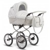 Retro wózek 2w1 Scarlett Baby Fashion BW-1 biały