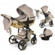 Wózek 3w1 -  Junama Heart 07 wielofunkcyjny  - Beige Pram 