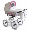 Wózek retro 3w1 Baby Fashion Scarlett naturalna wiklina BW-2