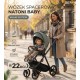 Wózek spacerowy dla dziewczynki do 22 kg – Natoni Joy New Coral Blush