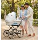 Wózek retro 3w1 Baby Fashion Scarlett - kolor biały - galeria