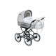 Baby Fashion Wózek dziecięcy Scarlett BW-6 – klasyczna biel i szarość