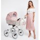 Baby Fashion Wózek dziecięcy Scarlett BW-6 – klasyczna biel i szarość