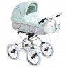 Wózek 2w1 Scarlett Baby Fashion BW-4 mięt z bielą