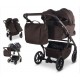 JUNAMA DUO V4 03 Cappuccino – wózek bliźniaczy 3w1