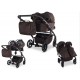 JUNAMA DUO V4 03 Cappuccino – wózek bliźniaczy 3w1