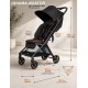 JUNAMA AVIATOR Carbon Black – wózek spacerowy do samolotu