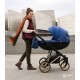 Adbor OXV-3D Wózek 3w1 wielofunkcyjny - blue pram travel system