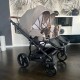 Adbor Duo Lux Wózek Bliźniaczy 2w1 Carbon Silk - grafit 