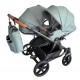 Galeria Adbor Duo Lux Carbon Silk 4w1 – grafitowy wózek dla bliźniąt