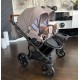 Adbor Duo Lux Silver Grey 4w1 – szary wózek dla bliźniąt