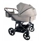 Adbor Duo Lux Silver Grey 4w1 – szary wózek dla bliźniąt