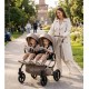 JUNAMA DUO V4 3w1 Beige 02 – wózek bliźniaczy z fotelikami i jego funkcje
