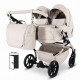 JUNAMA DUO V4 3w1 Beige 02 – wózek bliźniaczy z fotelikami i jego funkcje