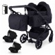 JUNAMA DUO V4 Black 04 – detale i funkcje wózka bliźniaczego 3w1