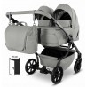 Junama Duo V4 wózek bliźniaczy 3w1 Sage 06
