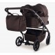 Junama Duo V4 wózek bliźniaczy 2w1 Sage 06 - twin stroller side by side