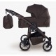 Junama Duo V4 wózek bliźniaczy 2w1 Sage 06 - twin stroller side by side