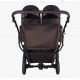Junama Duo V4 wózek bliźniaczy 2w1 Sage 06 - twin stroller side by side