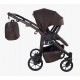 Junama Duo V4 wózek bliźniaczy 2w1 Sage 06 - twin stroller side by side