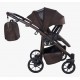 Junama Duo V4 wózek bliźniaczy 2w1 Sage 06 - twin stroller side by side