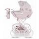 Junama Fleur Mini Pink - detale wózka dla lalek 