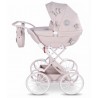 Wózek dla Lalek Junama Fleur Mini Pink 01