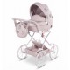Junama Fleur Mini Pink - detale wózka dla lalek 