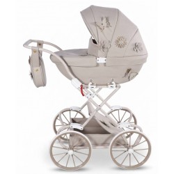 Junama Fleur Mini Beige 02 - zobacz wózek dla lalek 