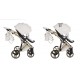 Junama Candy Premium 02 White -  wózek 3w1 