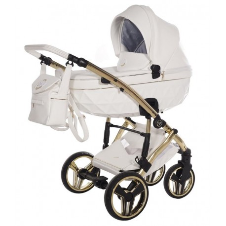 Junama Candy Premium 02 White -  wózek 3w1 