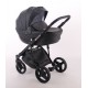 Czarny wózek dla dziecka COMFORT ECO 3w1 firmy Lonex