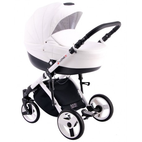 Wózek  4w1 Lonex COMFORT Special  biały - wyprzedaż