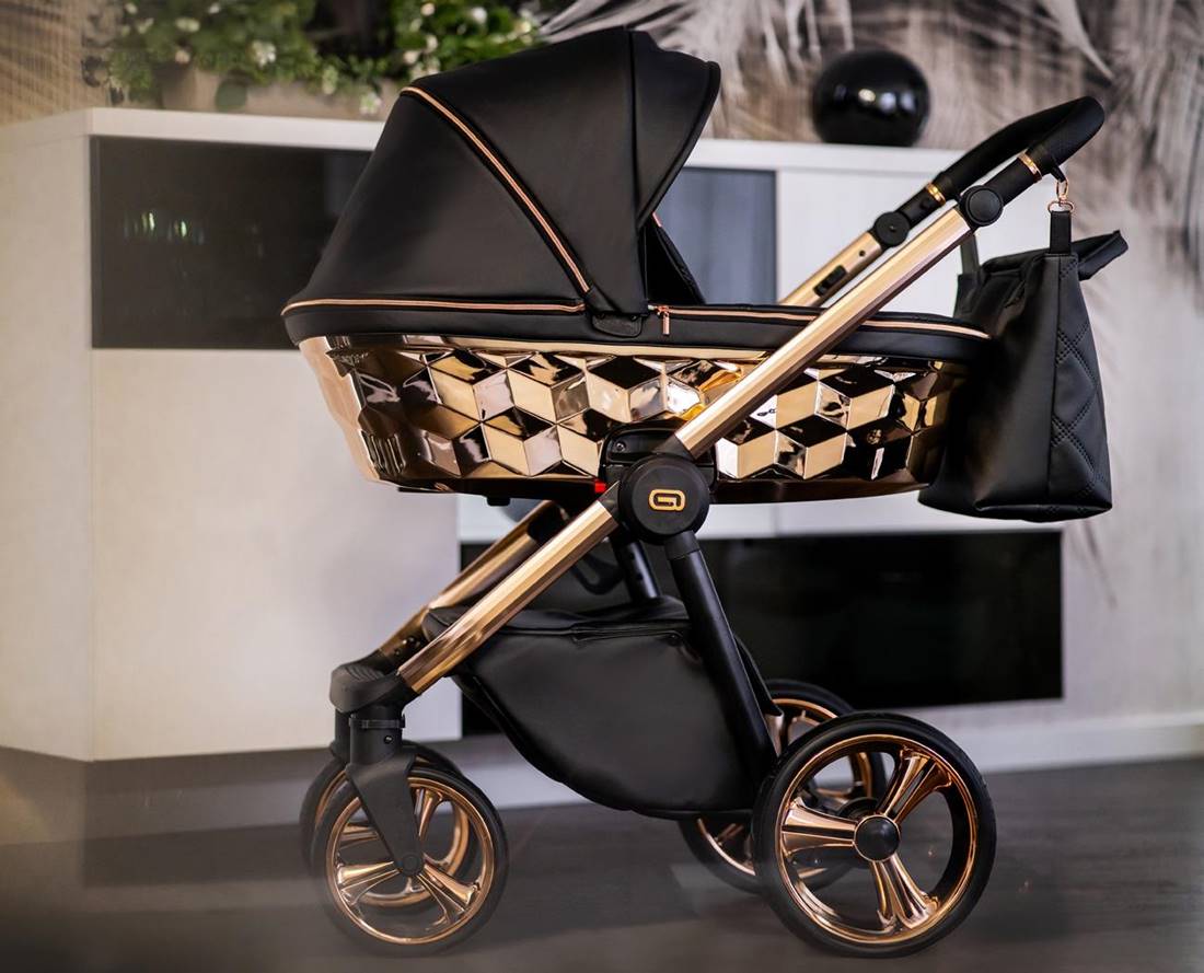 Stylowy wózek Adbor Loretto 3w1 od renomowanego producenta, elegancki design dla nowoczesnych rodziców