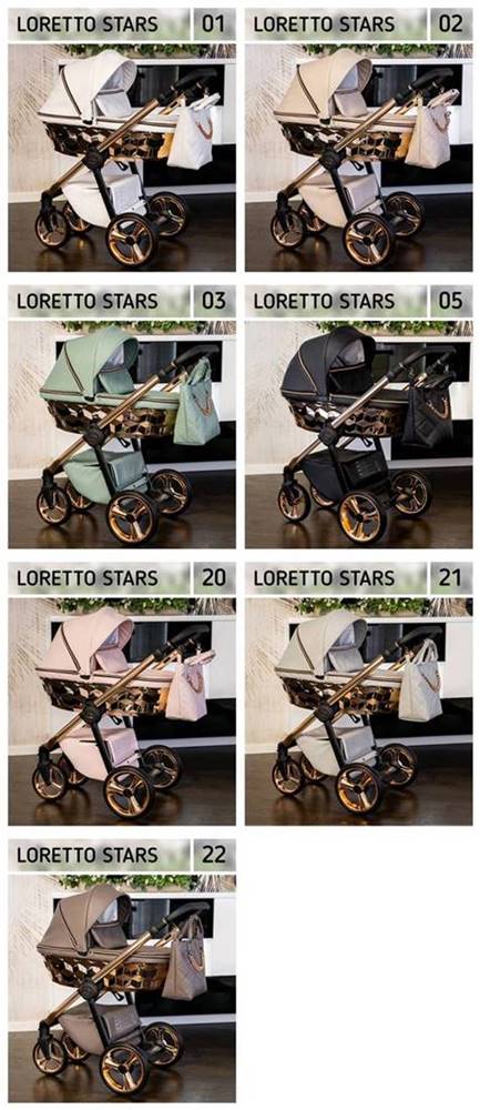 kolorystyka wózka loretto  stars od adbor