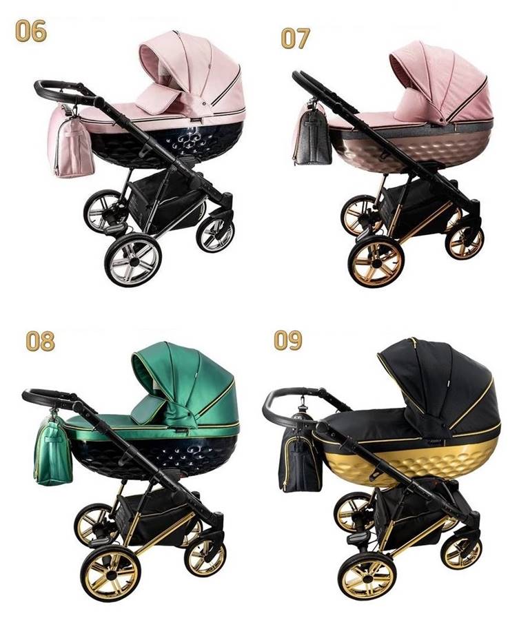 Kolorystyka wózka Adbor OXV-3D – odcienie 06, 07, 08, 09 dostępne w sklepie Dadi Shop