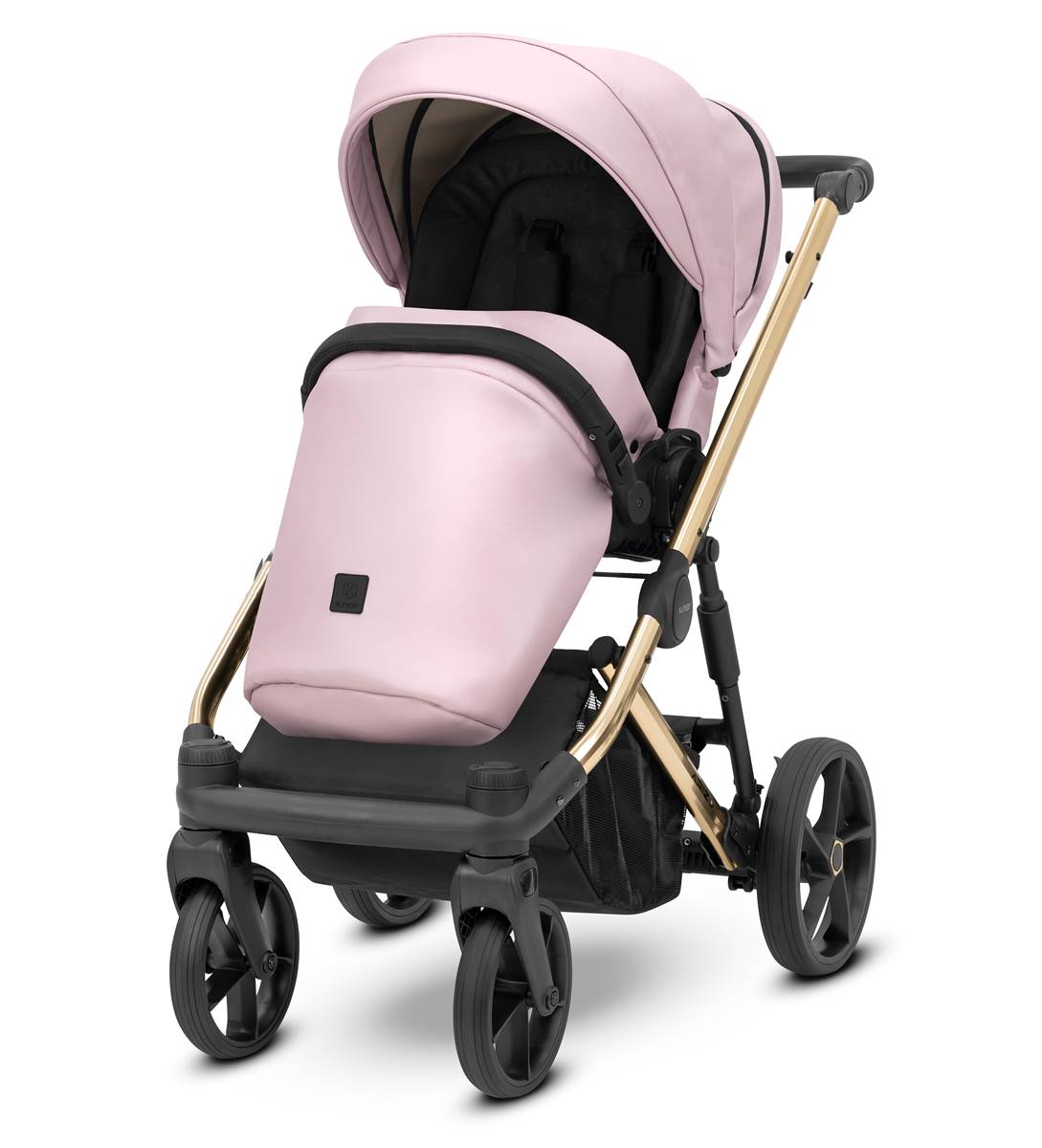 spacerówka wózku 3w1 Arizo premium - 15 baby pink eco leather