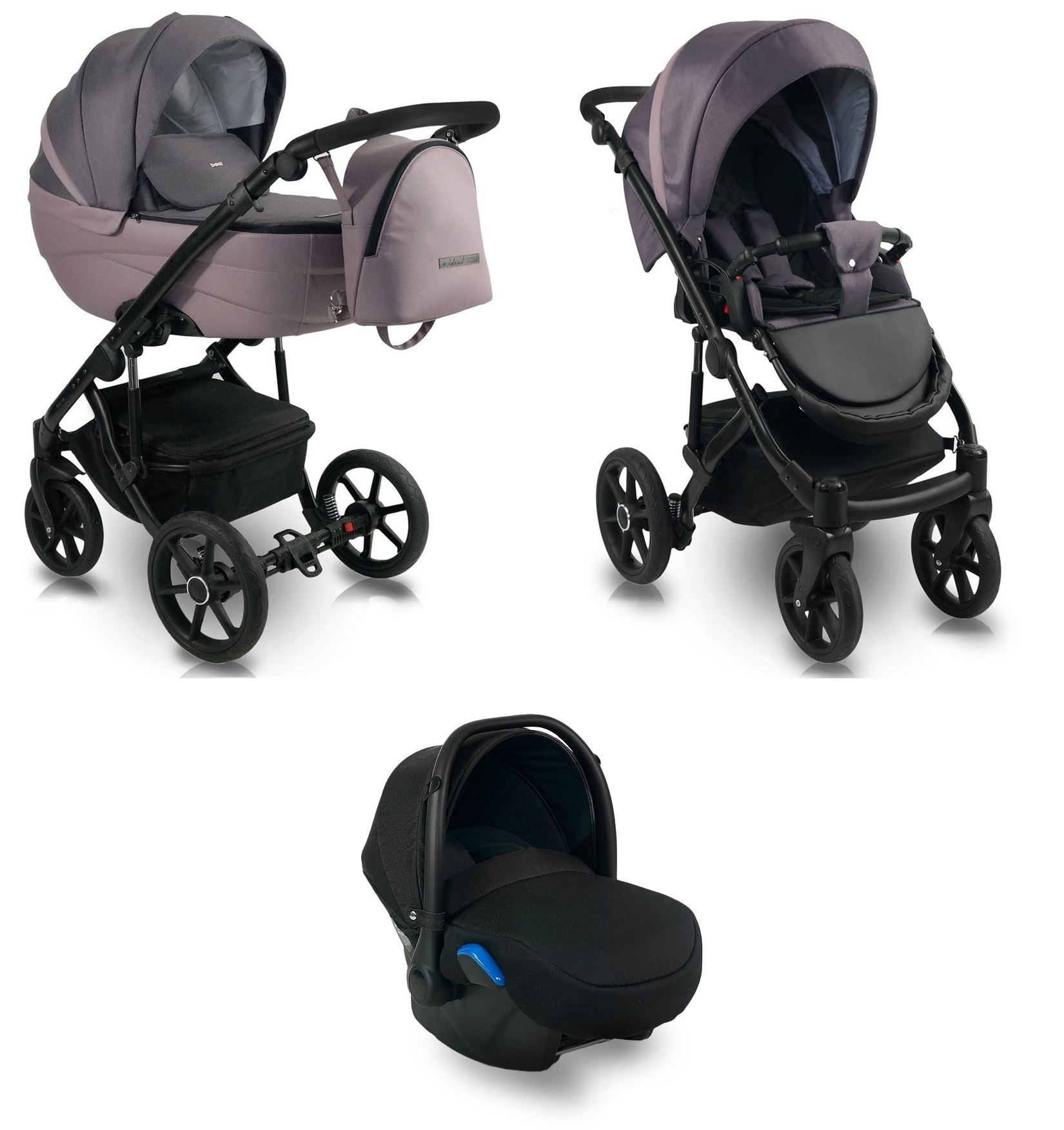 bexa ideal 2.0 wózek dziecięcy 3w1 04