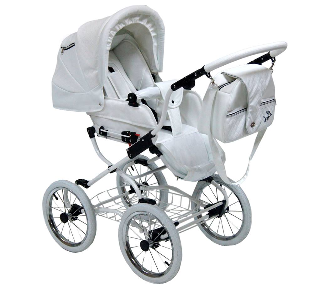 Komfortowe siedzisko wózka Baby Fashion ISABELL 2w1 dla wygody dziecka podczas spaceru.