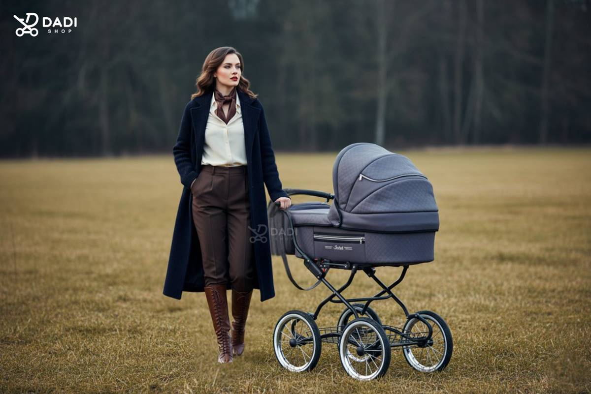 Gondola wózka Baby Fashion ISABELL 4w1 przeznaczona dla noworodka, sesja spacer w naturze.