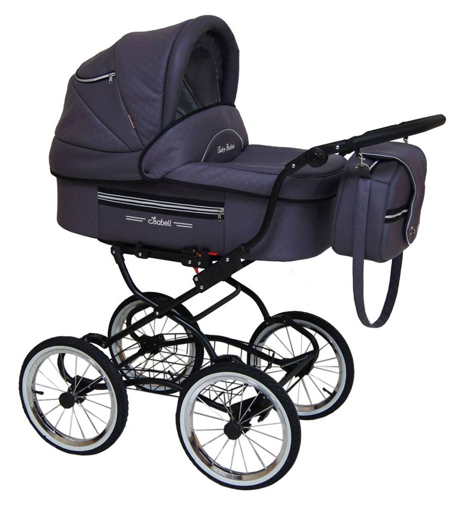 Wielofunkcyjny wózek dziecięcy Baby Fashion ISABELL 4w1 w klasycznym stylu.