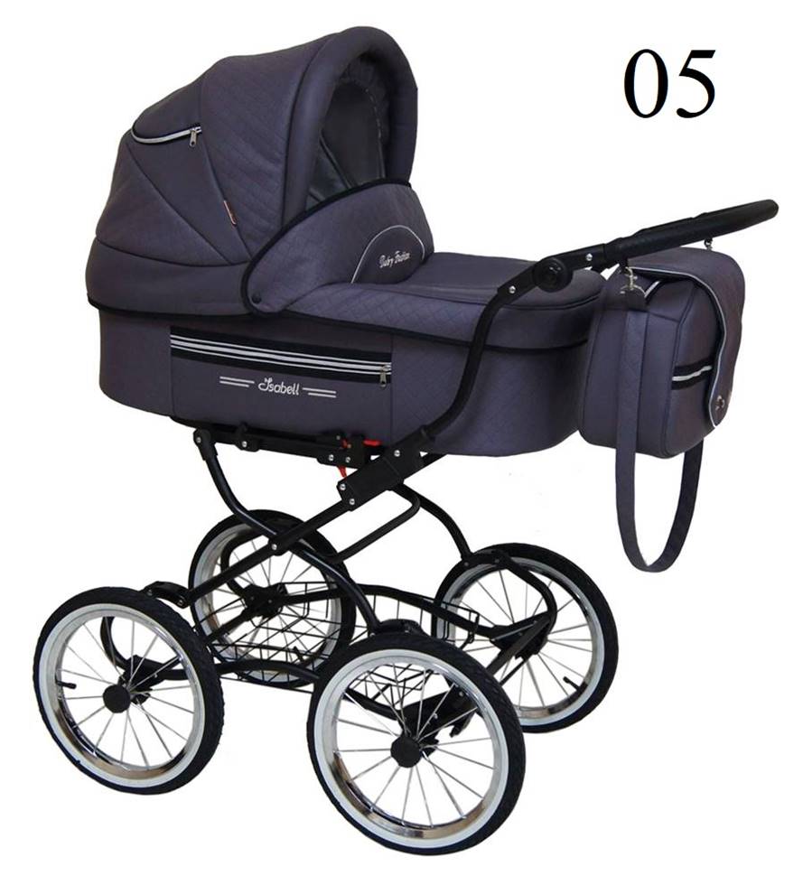 Isabell Baby Fashion 05 - niebieski wózek 2w1