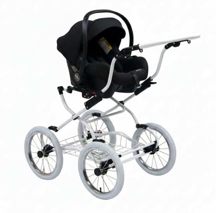 Fotelik Avionaut Cosmo montowany na stelażu wózka Baby Fashion Scarlett