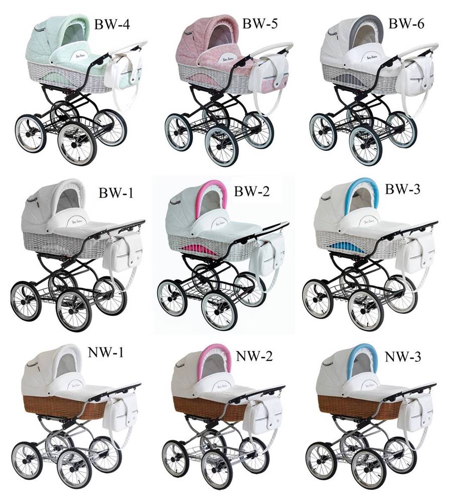 kolorystyka wózka dziecięcego retro Scarlett