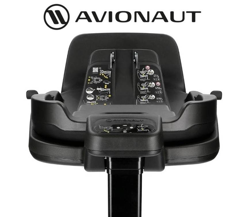 Detal bazy Avionaut IQ Orbit miejsce wpięcia fotelika