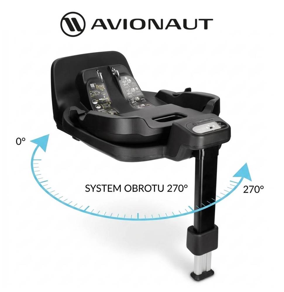 Avionaut IQ Orbit baza obrotowa do fotelika ISOFIX 270 stopni