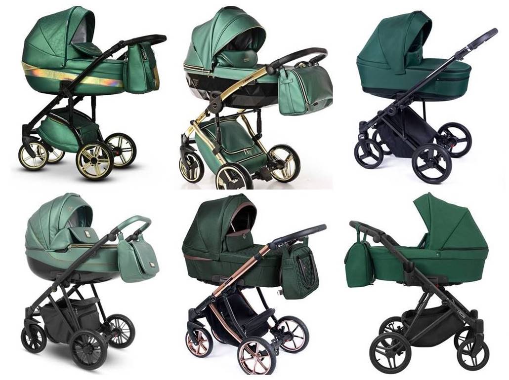 zielone wózki dziecięce - blog dadi-shop