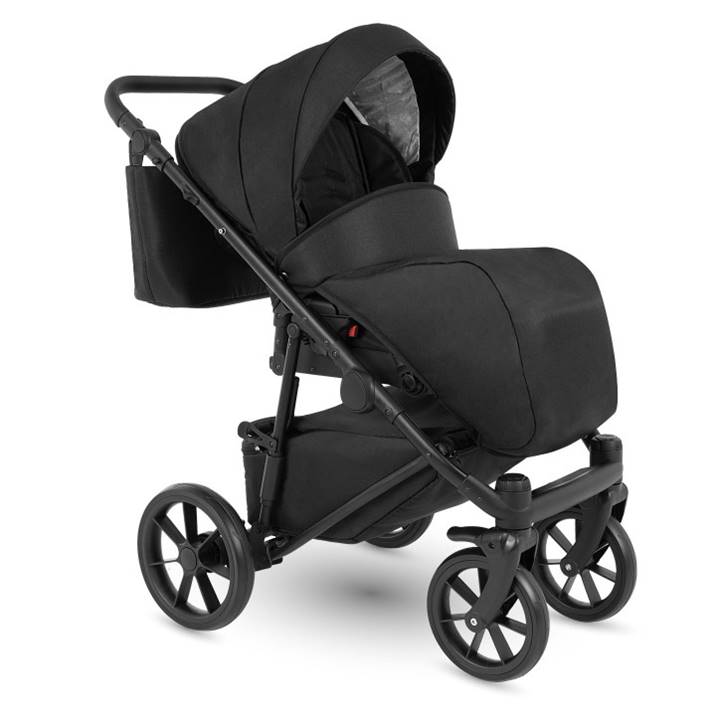 Caamrelo Alterro 08 - siedzisko spacerowe z przykryciem na nóżki dziecka czarny..