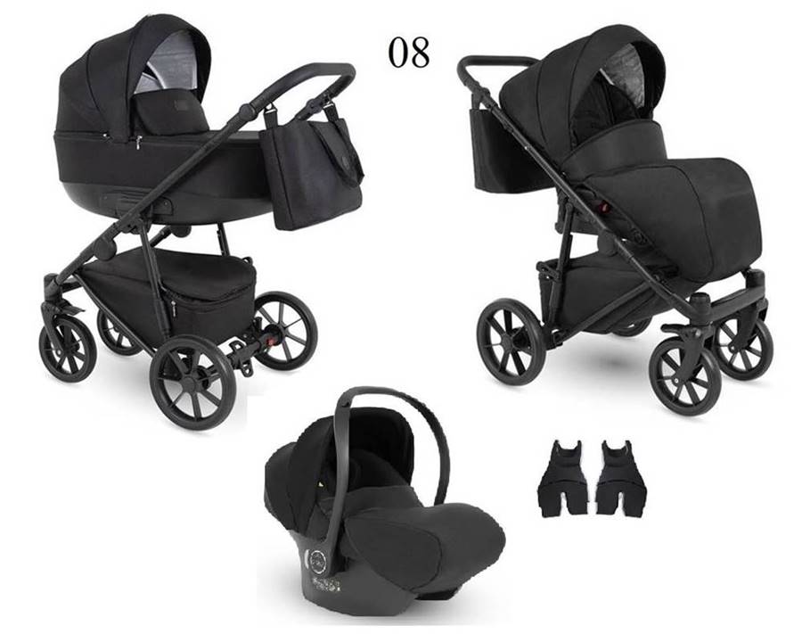 Wielofunkcyjny zestaw Camarelo Alterro 08 - wózek dla dziecka 3w1.